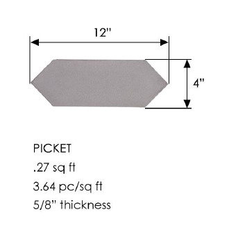 Picket Cement Tile
